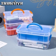 YUMEIREN Organizer , Transparent Plastic Trumpet-Shaped Multi-functional Storage Box, Multipurpose M