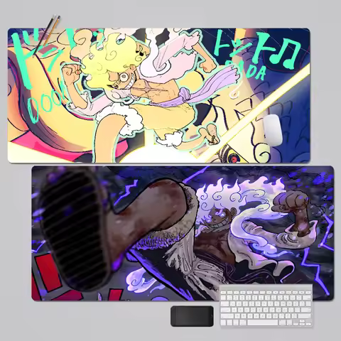 Anime G-GearS-5 L_LuffyS 1 PieceS Mousepad Boy Pad Natural Rubber Gaming Desk Mat Size For Gameing W