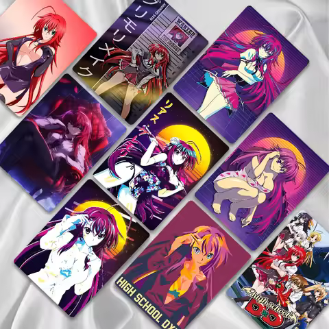 High School DxD Anime Stickers Film Skin Cover For Credit Debit Card PVC