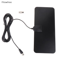 Fitow 80 Miles 8K Digital DVB-T2 Indoor TV Antenna With Amplifier For Car Antenna RV FE