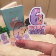 [PURNAMA Sticker] Print 28pcs Birthday Name Sticker Label Sticker