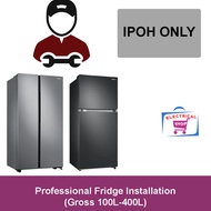 Electrical Shop Professional Fridge Installation (Gross Size 100L - 400L) [Ipoh Only]