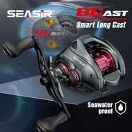 [STOCK MALAYSIA] SEASIR DCast (DC) Reel Memancing Baitcasting Digital Control Jarak Jauh Carbon Wash