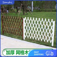 Antiseptic Wood Fence Garden Flower Bed Landscaping Decoration Fence Flower Rack Outdoor Courtyard S