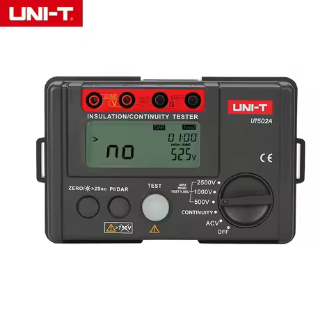 UNI-T UT501A/C UT502A/C UT501E Digital Insulation Resistance Tester Megohmmeter Auto Range Backlight
