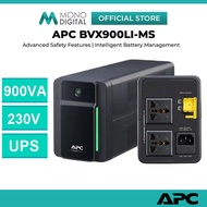 APC BVX900LI-MS BVX 900VA, 230V EASY UPS AVR UNIVERSAL SOCKET WITH BATTERY BACKUP * UNINTERRUPTIBLE 