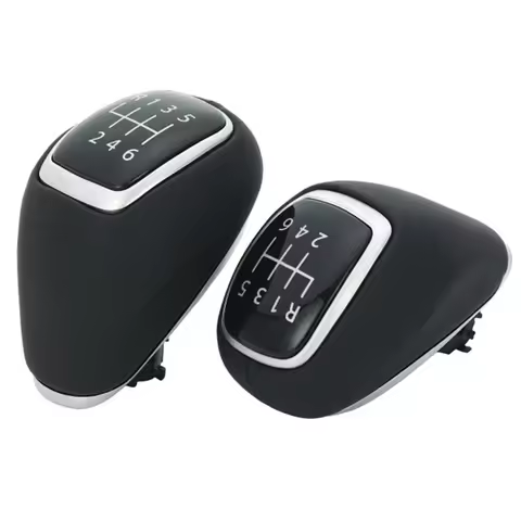 P-Premium-2 Pcs 6 Speed Gear Knob Handle Gear-Shift Knob For Hyundai I30 Elantra Solaris Venue 2016-