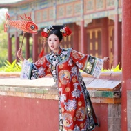 Little Swallow Qing Dynasty Palace Guard Costume - Elegant Historical Dress