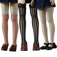 Stylish For Blythe Doll Socks Black White Pink Candy Color Socks For Ob24 Ob22 Azone Doll Long Stock