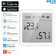 塗鴉WiFI溫溼度計 室內家具智能無線數顯APP監控電子溫度計探測器