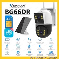 VSTARCAM BG66DR 4G LTE SiM SHD 1296p 3.0MP กล้องวงจรปิดใส่ซิม แผงโซล่าเซลล์ เลนส์กล้องคู่ แบตเตอรี่ใ