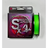 Kohaku Power PE Braided Fishing Line X4 300m (Green Color)