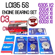 LC135 5S ENGINE BEARING SET C3 ASHUKA ENGINE BEARING LC 5S