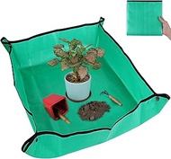 Azureblue Plant Repotting Mat for Indoor Plants Potting Soil Mix, Waterproof Plant Repotting Tray, P