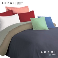 pillow case Pillow Covers ☃AKEMI Cotton Essentials Colour Home Divine Set of 2 Pillow Case 650TC✱