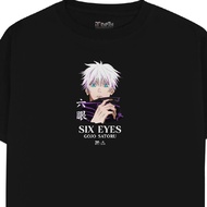 Six Eyes Gojo Satoru T-shirt, Jujutsu Kaisen Anime T-shirt