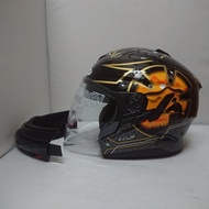 New!!! Zeus ZS-613C Black AJ20 Orange