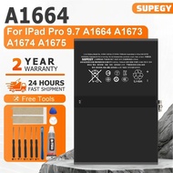 New 7306mAh Replacement Battery For Apple IPad Pro 9.7 Pro97 A1664 A1673 A1674 A1675 Batteria + Free