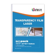 Uinkit 11x17 Laser Transparency Film OHP 50 Pack Acetate Sheets Clear Overhead Projector Laserjet Fi