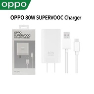 Original OPPO 80W SUPERVOOC Fast Charger Set USB-A to Type-C 8A Cable