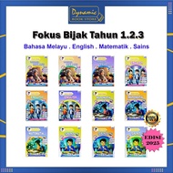 Buku Latihan : Fokus Bijak Tahun 1 / 2 / 3 Edisi 2025 - Bahasa Melayu / English / Matematik / Sains