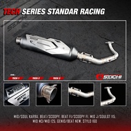 Seichi Tech Series Exhaust System Mio Beat Scoopy Genio Beat New Mio J Mio M3 SoulGT 115 125