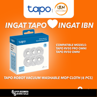 TP-Link Tapo RVA310 Robot Vacuum Washable Mop Cloth (6 Pcs)  For Tapo RV50 Pro Omni & Tapo RV50 Omni