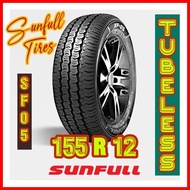 ☇◑ ❡ 155r12 Sunfull Tire for Multicab, Bongo Rear Tire, & Tricycle Sidewheel