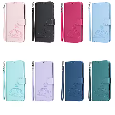 Reno 15 14 13 12 Pro 14F 13F12F Leather Case for OPPO A80 A60 A40 A79 A58 A78 A6 A5 Find X 9 8 Case