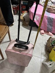 粉紅色熊仔圖案旅行喼