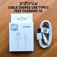 Kabel Data Cable Charge Infinix Original USB Type C Fast Charging 3A / 33W