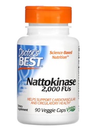 Doctors Best Nattokinase 2000 FUs 90 Veggie Caps