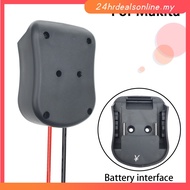 <HRDEAL>Battery Adapter 18V Battery Adapter Power Connector Dock Holder 14 Awg Wires