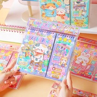 Cartoon Fun Play Game Sticker Book Children Educational Toys Girls Primary School Students Gifts Gif