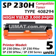 5x Compatible Ricoh toner Black 408294 TYPE SP230H SP 230 DNw SP 230 Sfnw SP 230dnw SP 230sfnw SP230