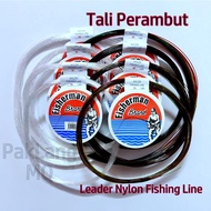 TALI PERAMBUT TALI PANCING WHITE & COLOURFULL BRAND FISHERMAN TALI TANGSI LEADER NYLON FISHING LINE