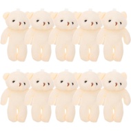 Toyvian 10 Pcs Mini Stuffed Bears: Mini Plush Bear Pendant, 4.3 inch Cute Tiny Soft Stuffed Animals 