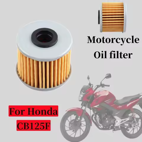 1/2/4Pc Motorcycle Oil Filter Element for Honda CB125F CB 125F 15412-K0N-D01 Element Filter Grille M
