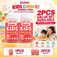 Zumme DHA Omega Gummies Kanak-Kanak 30s | Sokongan Otak, Fokus & Nutrisi Harian