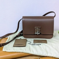 BURBERRY TB TB包 風琴包 棕色