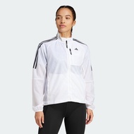 adidas Running Own the Run 3-Stripes Packable Jacket Women White JD7755