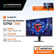 Xiaomi 2K Gaming Monitor G27Qi 2026 - 27-inch Fast LCD 2K Resolution | 200Hz High Refresh rate | 1ms