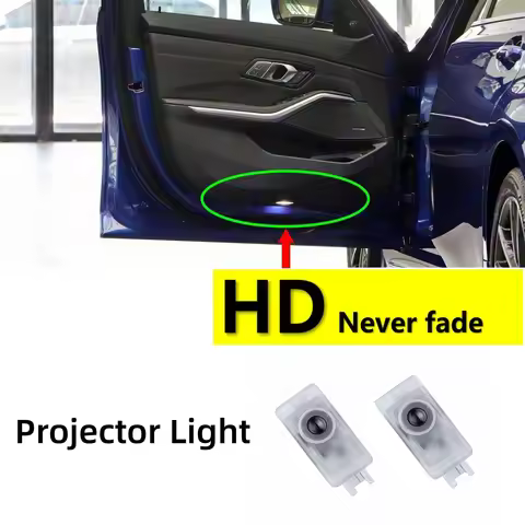 HD 2PCS LED Car Door Projector Welcome Light For BMW X1 IX1 1 2 3 4 Z Series G20 G21 G22 G23 G26 G28