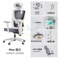 東西物聚 - 包送貨-P5 Max【升降扶手+椅背升降】霜白 、尼龍腳 、升降扶手-電競椅 電腦椅 老闆椅 遊戲椅 學習椅 辦公椅