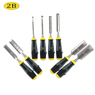 2B Wood Chisel 1/4" 3/8" 1/2" 5/8" 3/4" 1" 1 1/4" 1 1/2" Flat Curving Woodworking Tools WCTH