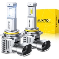 Mentol Lampu AUXITO 9005/H B3, 30000LM 900% 6500K Mentol Lampu Kabus Automotif Tanpa Kipas Putih Sej