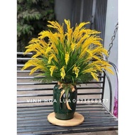Home decoration - Fake rice branches - Golden rice branches, barley branches 5 branches 86cm long