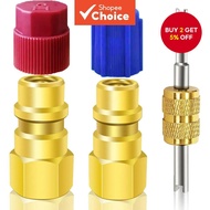 R12 to R134a Conversion Kit, R12 to R134a AC Retrofit Adapter Kit, High/Low Voltage R12 to R134a Con