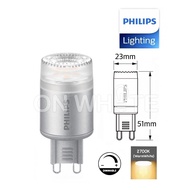 PHILIPS LED Capsule Rocket Bulb 2.3W 827 2700K 220V-240V G9 Dimmable Dim - Halogen Lamp ( Replace 50