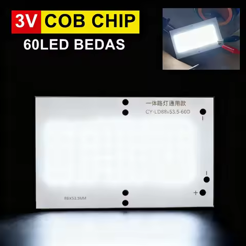 60 Beads LED Solar Chip Light Source 3V White Light LED COB Integrated Chip Portable Camping Light L